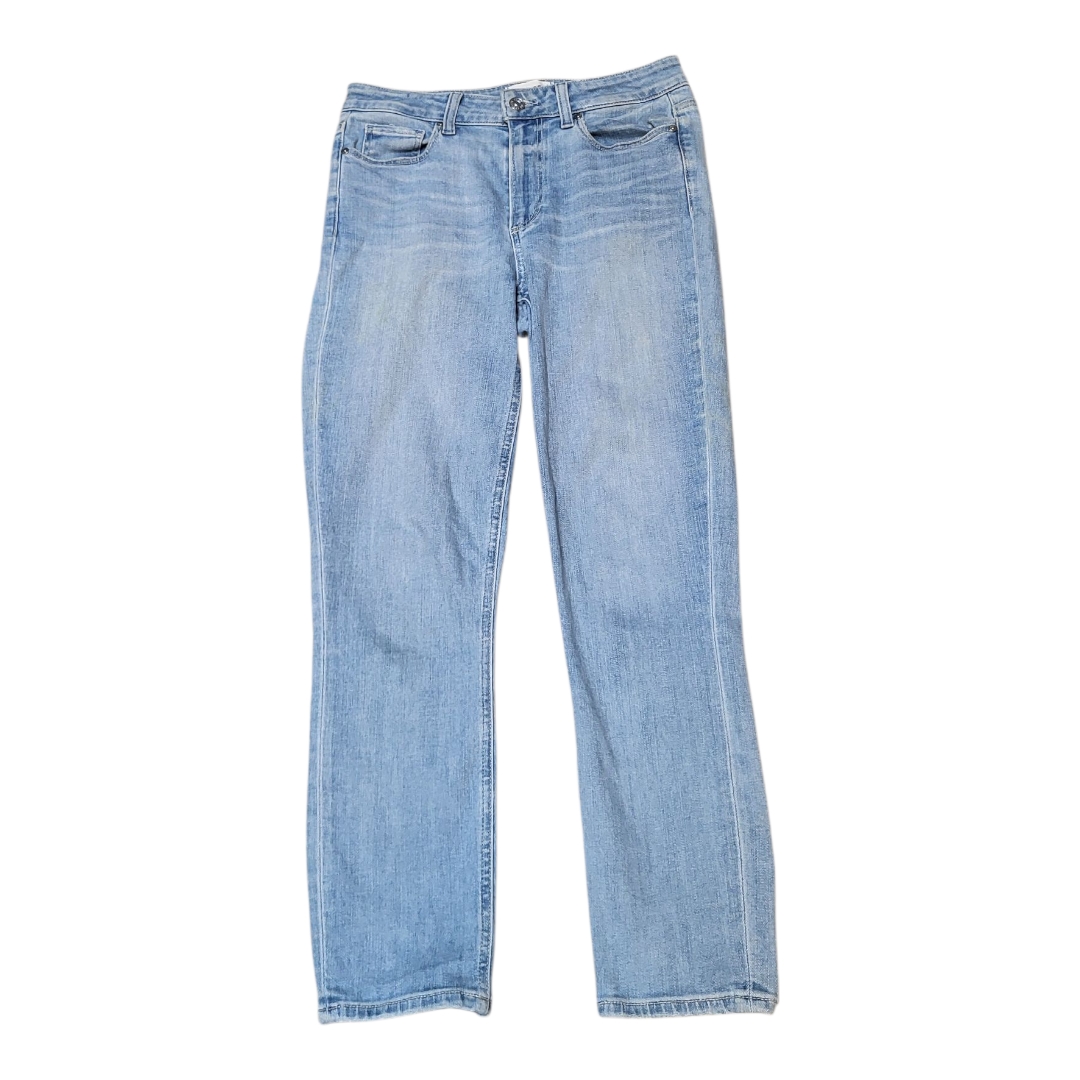 Paige Blue Hoxton Skinny Crop Jeans, Skylee Torn Back Hem Style - Size 27